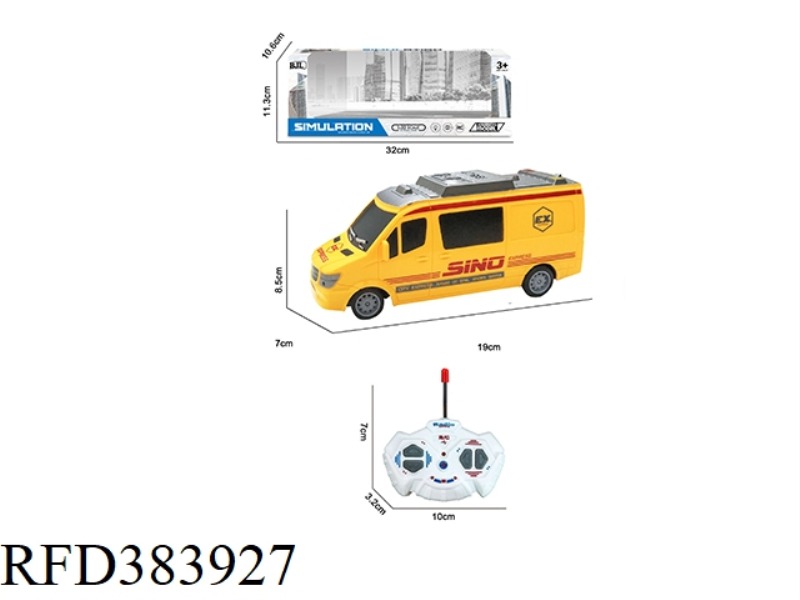 1:32 FOUR-CHANNEL REMOTE CONTROL EXPRESS CAR WITH LIGHT