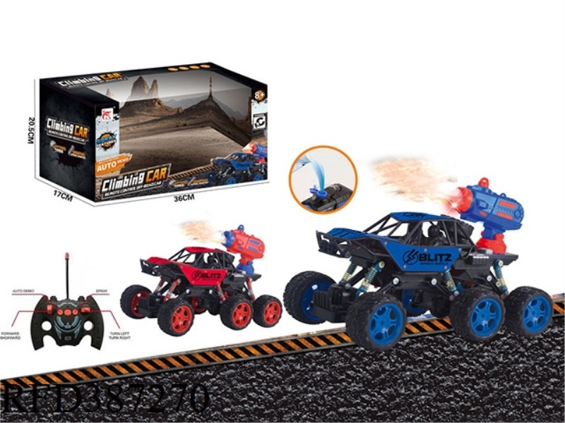 SIX-WHEEL SPRAY CLIMBING CAR