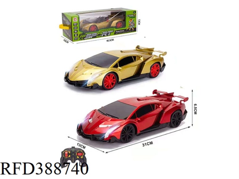 1:14 LAMBORGHINI 4-WAY REMOTE CONTROL CAR WITH LIGHT （NOT INCLUDE）