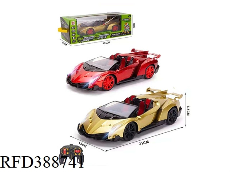 1:14 CONVERTIBLE LAMBORGHINI 4-WAY REMOTE CONTROL CAR WITH LIGHT （NOT INCLUDE）