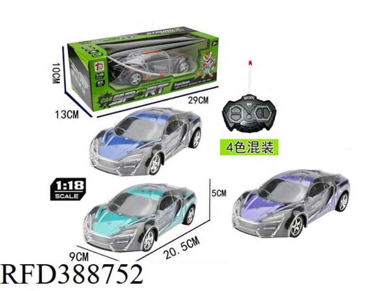 1:20 LYCAN OFF-ROAD REMOTE CONTROL POLICE CAR WITH LIGHTS (FOUR-CHANNEL) （NOT INCLUDE）