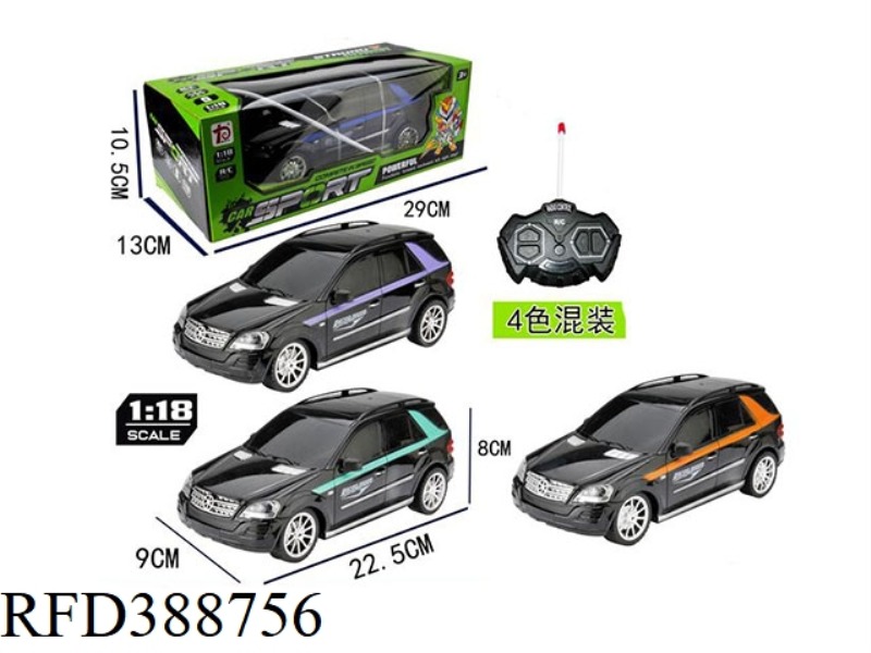ENGLISH 1:18 BENZ REMOTE CONTROL CAR (FOUR-CHANNEL) （NOT INCLUDE）