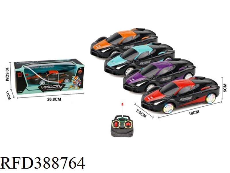 ENGLISH 1:24 FERRARI REMOTE CONTROL CAR (FOUR-CHANNEL) （NOT INCLUDE）