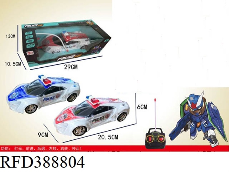 1:18 LYCAN REMOTE CONTROL POLICE CAR WITH LIGHTS （NOT INCLUDE）