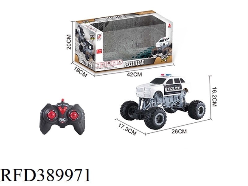 2.4G REMOTE CONTROL CLIMBING POLICE CAR WITH LIGHTS