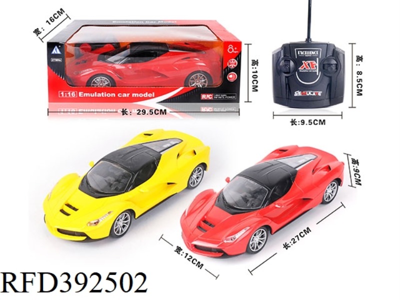 1:16 FOUR-CHANNEL REMOTE CONTROL CAR