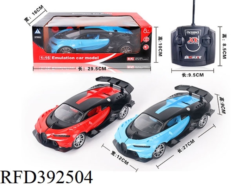1:16 FOUR-CHANNEL REMOTE CONTROL CAR