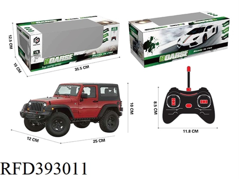 1:16 FOUR-CHANNEL REMOTE CONTROL SIMULATION CAR (WITH LIGHTS) (INCLUDE)