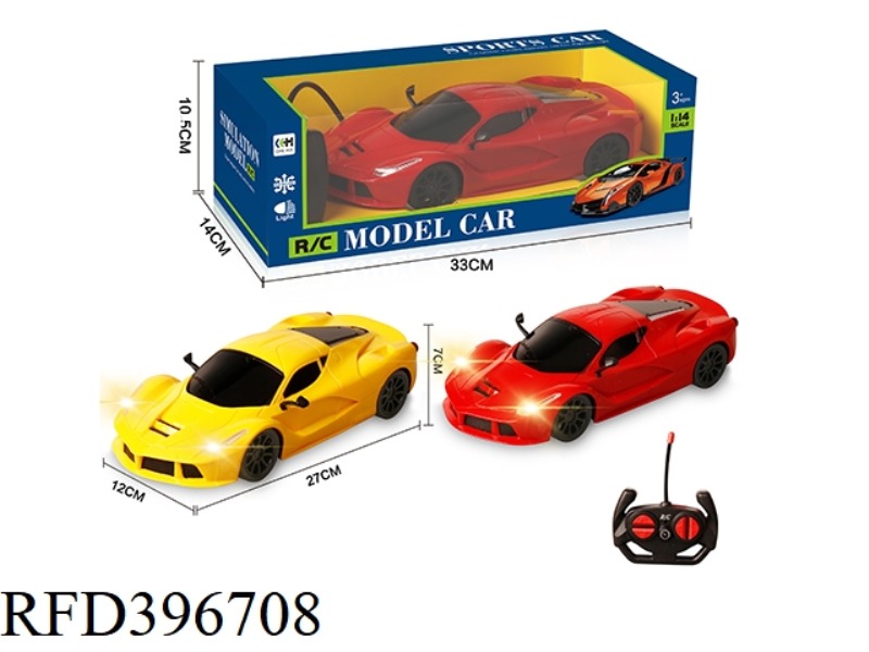 1:14 FOUR-CHANNEL SIMULATION REMOTE CONTROL CAR WITH HEADLIGHTS