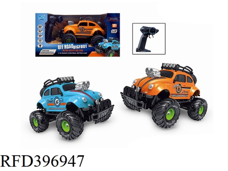 1:18 FOUR-CHANNEL BEETLE OFF-ROAD REMOTE CONTROL CAR (NOT INCLUDE) (2.4G)