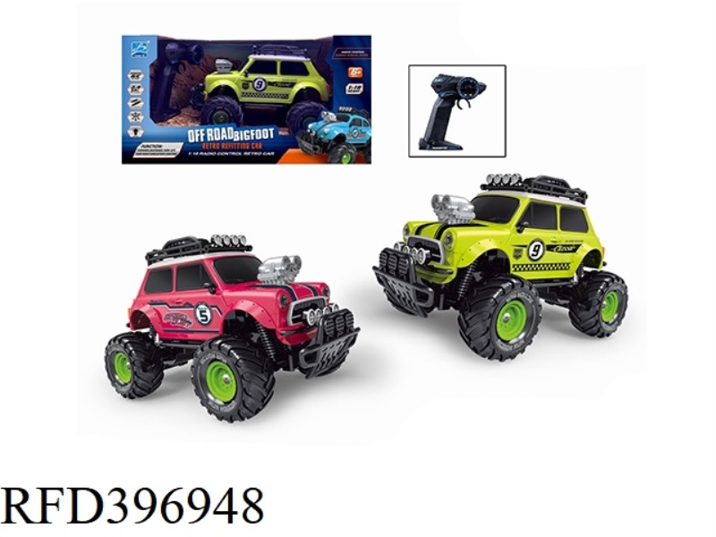1:18 FOUR-CHANNEL MINI OFF-ROAD REMOTE CONTROL CAR (NOT INCLUDE) (2.4G)