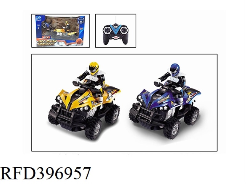 1:12 FOUR-CHANNEL REBEL ATV OFF-ROAD REMOTE CONTROL MOTORCYCLE (NOT INCLUDE) (27MHZ)