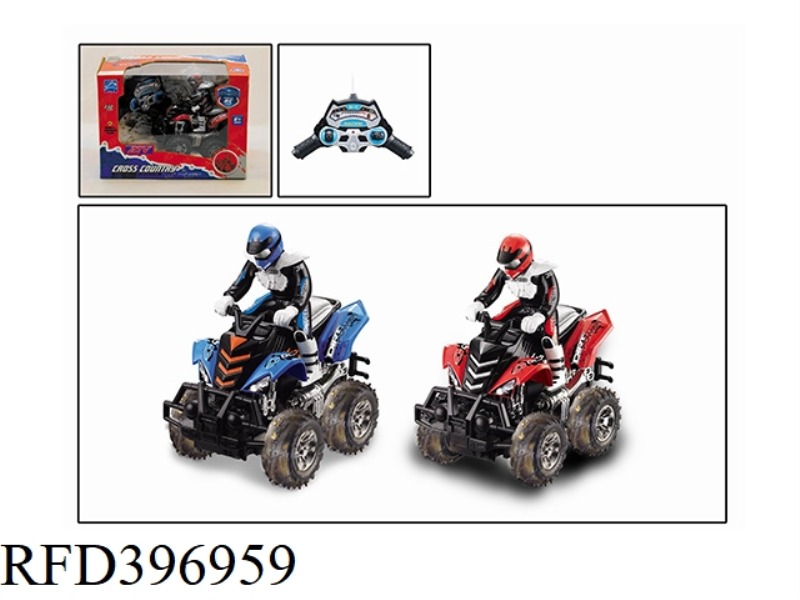 1:14 FOUR-CHANNEL BEACH REMOTE CONTROL MOTORCYCLE (NOT INCLUDE) (27MHZ)