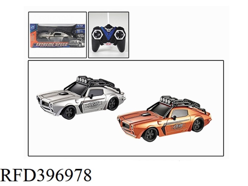 1:18 FOUR-CHANNEL RETRO MODIFIED PONTIAC REMOTE CONTROL CAR (NOT INCLUDE) (27MHZ)