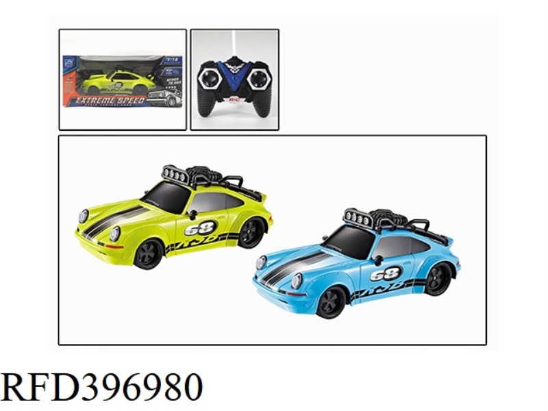 1:18 FOUR-CHANNEL RETRO MODIFIED PORSCHE REMOTE CONTROL CAR (NOT INCLUDE) (27MHZ)
