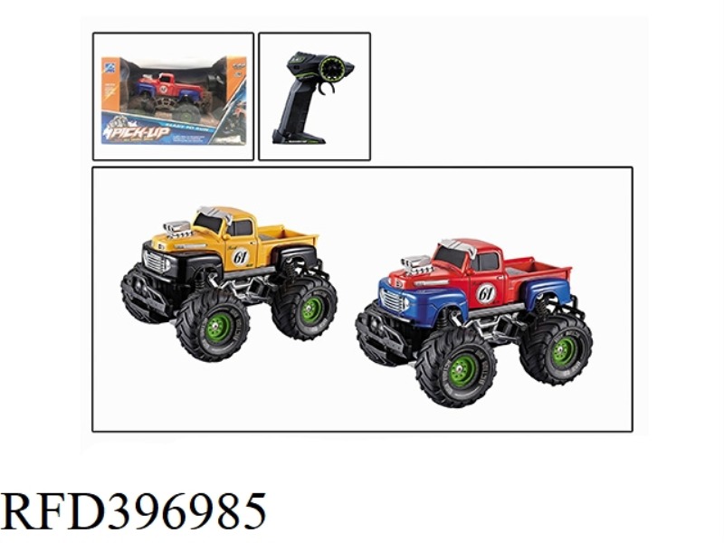 1:22 LARGE-WHEELED FOUR-CHANNEL RETRO FORD PICKUP REMOTE CONTROL CAR (NOT INCLUDE) (2.4G)