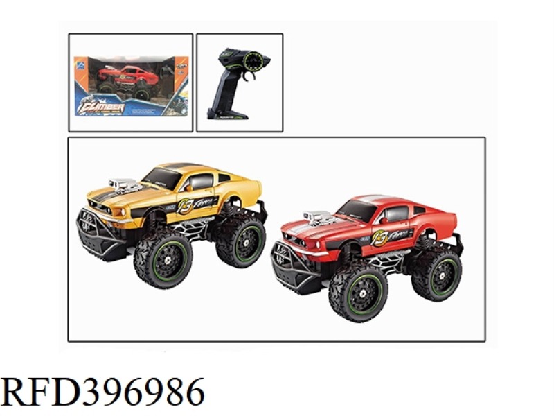 1:20 LARGE-WHEELED FOUR-CHANNEL RETRO MUSTANG REMOTE CONTROL CAR (NOT INCLUDE) (2.4G)