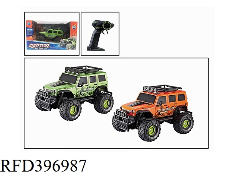 1:18 FOUR-CHANNEL MODIFIED LARGE-WHEELED WRANGLER JEEP REMOTE CONTROL CAR (NOT INCLUDE) (2.4G)
