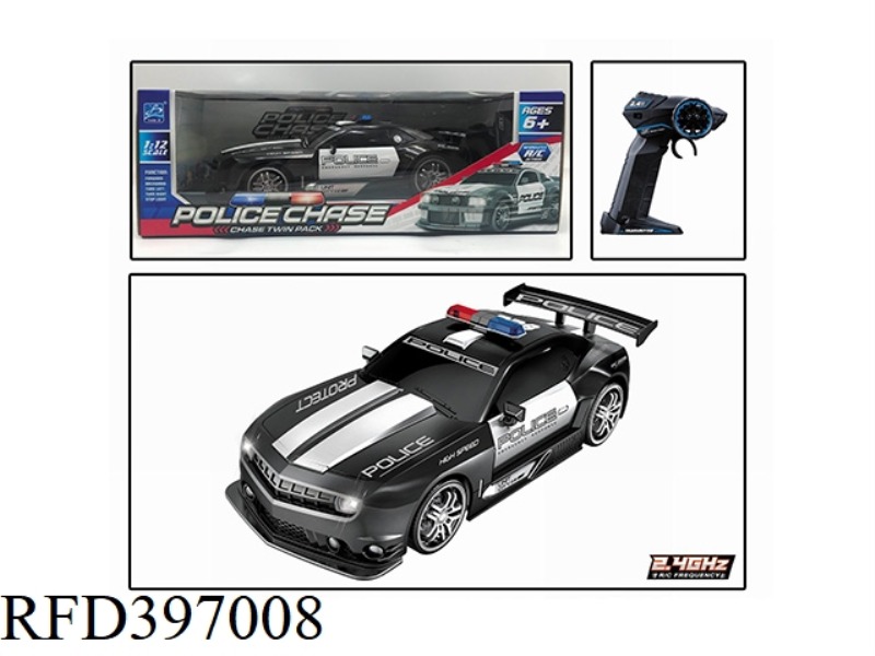 1:12 REMOTE CONTROL BUMBLEBEE POLICE CAR (NOT INCLUDE) (2.4G)