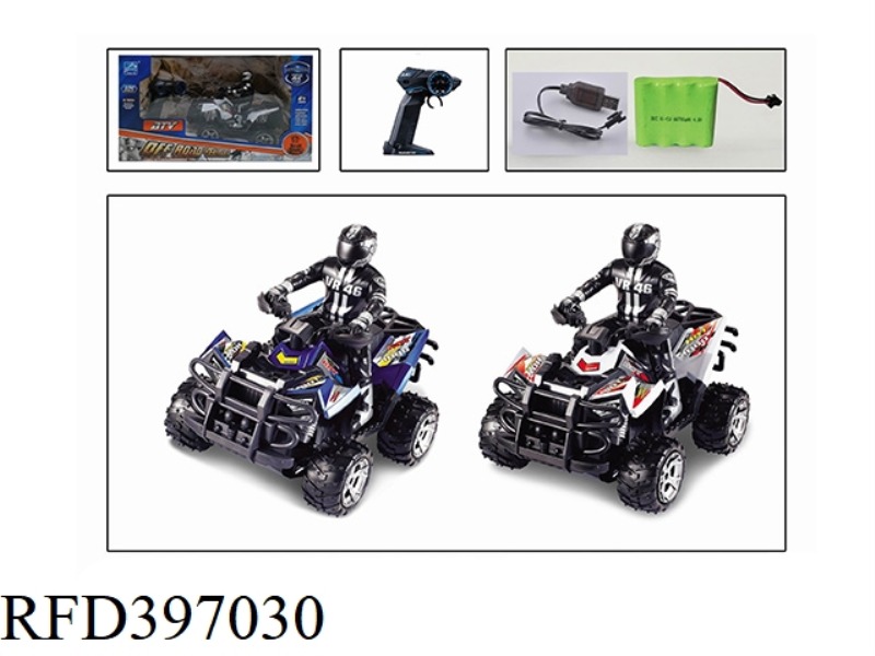 1:10 FOUR-CHANNEL RAMBLER ATV CROSS-COUNTRY REMOTE CONTROL MOTORCYCLE (INCLUDE) (2.4G)