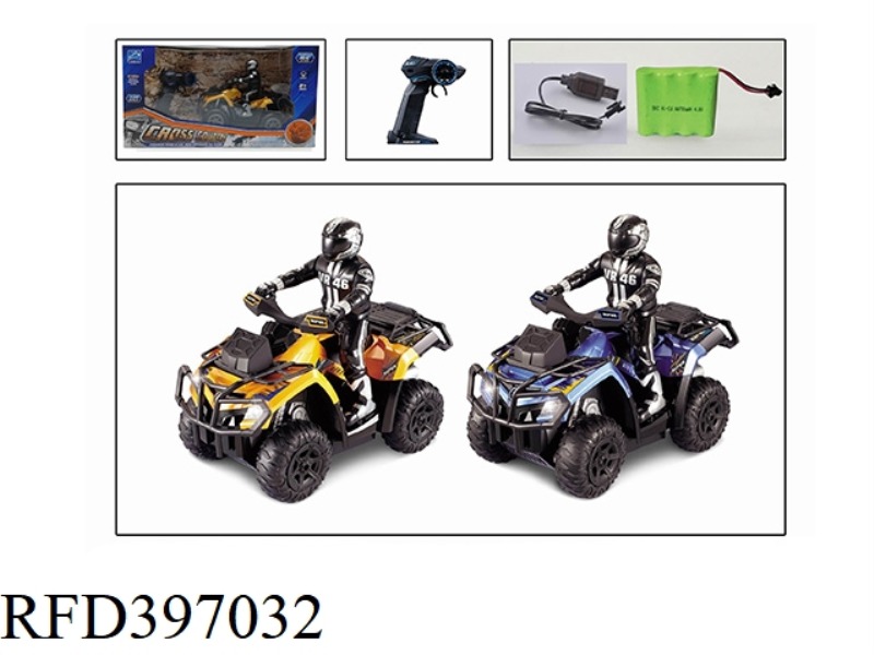 1:10 FOUR-CHANNEL BOMBARDIER ATV-CROSS-COUNTRY MOTORCYCLE 4-WHEEL REMOTE CONTROL CAR-(INCLUDE)(2.4G)