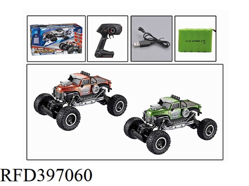 1:14 RETRO PICKUP TRUCK CLIMBING REMOTE CONTROL CAR (INCLUDE) (2.4G)