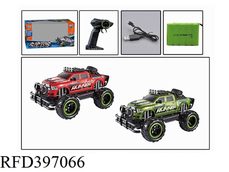 1:14 BIG WHEEL DODGE PICKUP REMOTE CONTROL CAR (INCLUDE) (27MHZ)