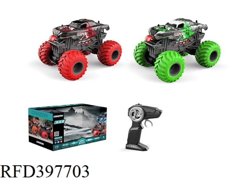 2.4G (DIVIDED AB FREQUENCY) 1:18 BIG WHEEL OFF-ROAD VEHICLE