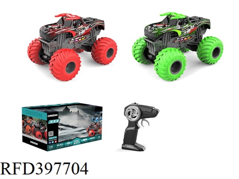 2.4G (DIVIDED AB FREQUENCY) 1:18 BIG WHEEL OFF-ROAD VEHICLE