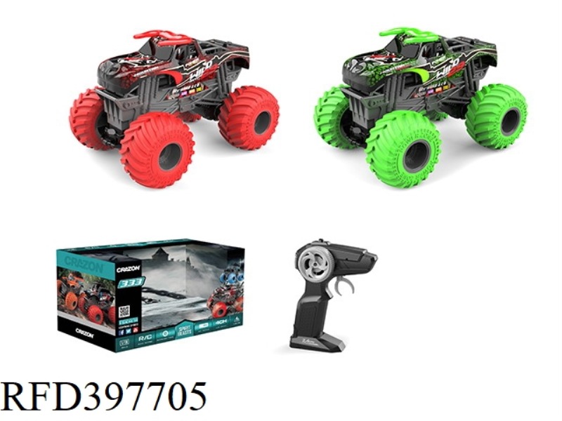 2.4G (DIVIDED AB FREQUENCY) 1:18 BIG WHEEL OFF-ROAD VEHICLE