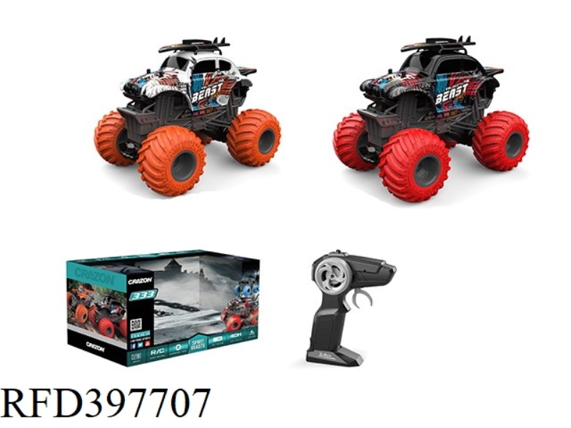 2.4G (DIVIDED AB FREQUENCY) 1:18 BIG WHEEL OFF-ROAD VEHICLE