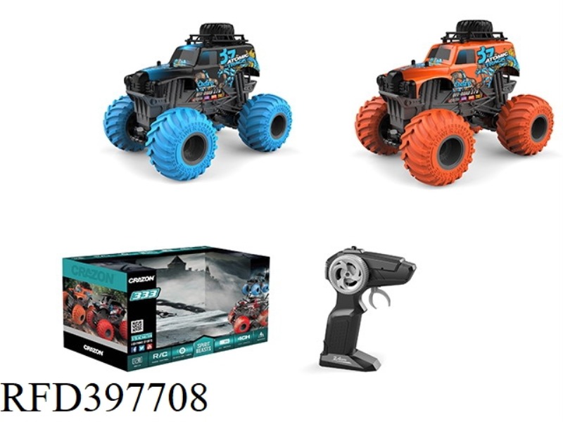 2.4G (DIVIDED AB FREQUENCY) 1:18 BIG WHEEL OFF-ROAD VEHICLE