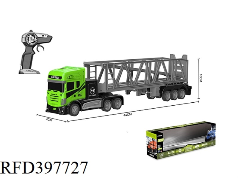 1:16 FOUR-CHANNEL 2.4G GUN TYPE REMOTE CONTROL TRACTOR DRAG BAR