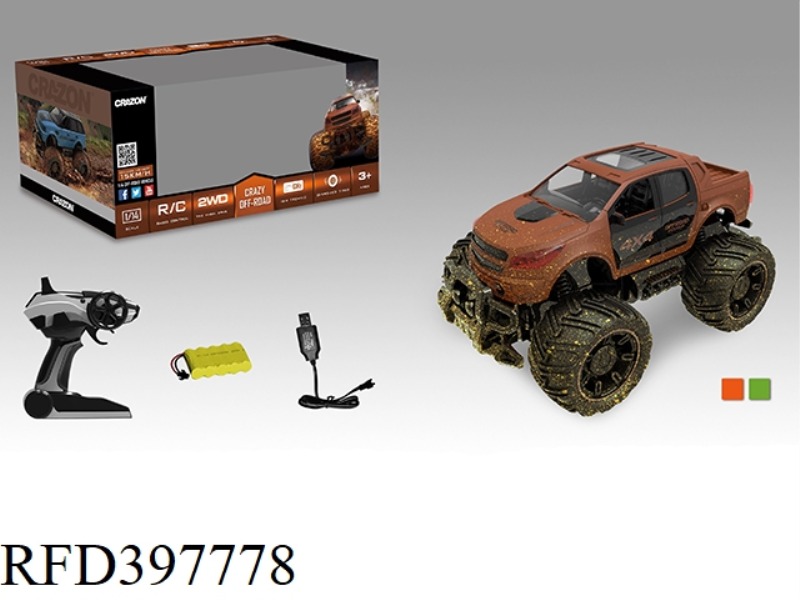 1:14 2.4G FOUR-CHANNEL OFF-ROAD REMOTE CONTROL CAR