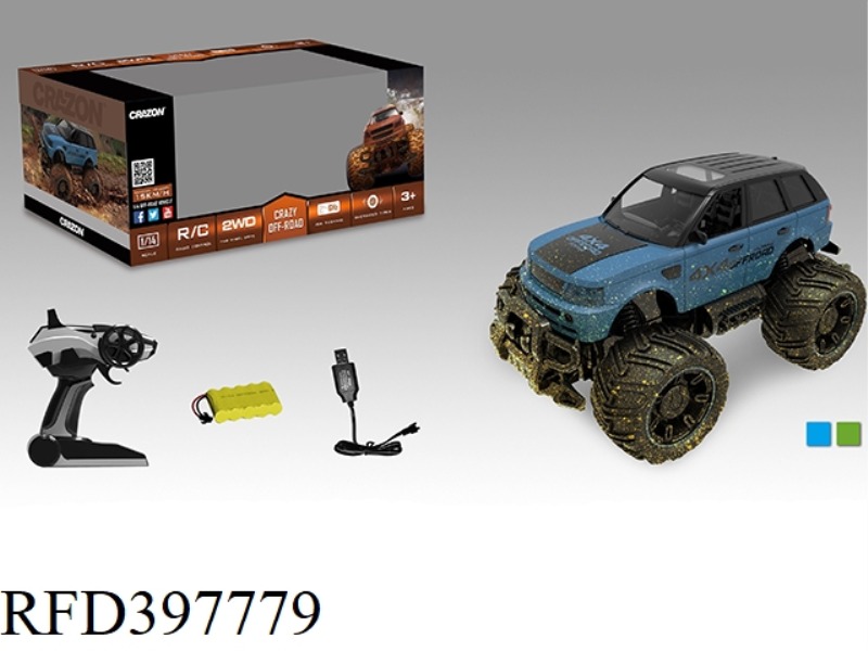 1:14 2.4G FOUR-CHANNEL OFF-ROAD REMOTE CONTROL CAR