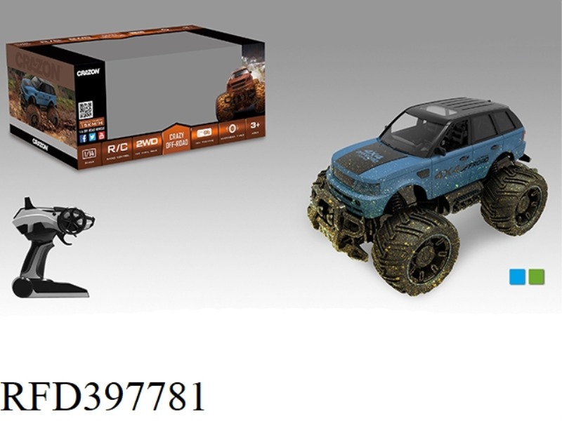 1:14 2.4G FOUR-CHANNEL OFF-ROAD REMOTE CONTROL CAR