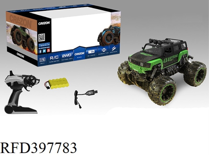 1:16 2.4G FOUR-CHANNEL OFF-ROAD REMOTE CONTROL CAR