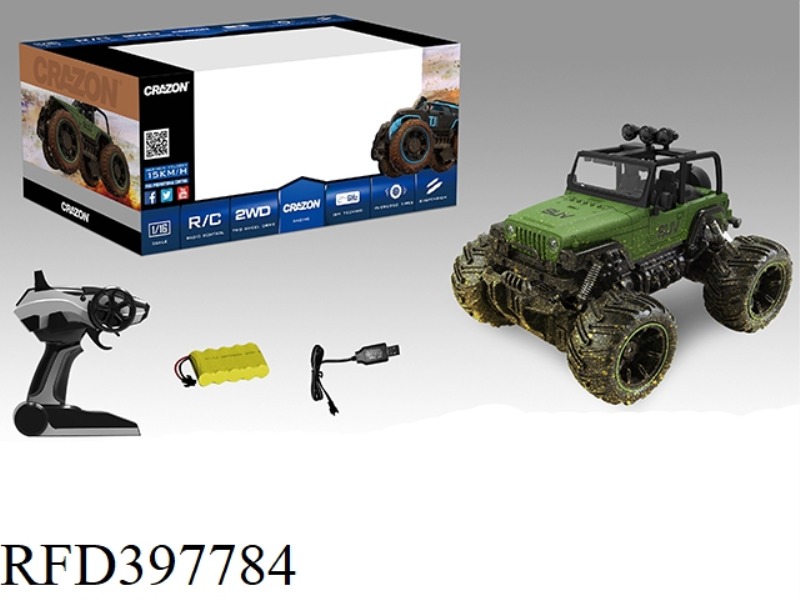 1:16 2.4G FOUR-CHANNEL OFF-ROAD REMOTE CONTROL CAR