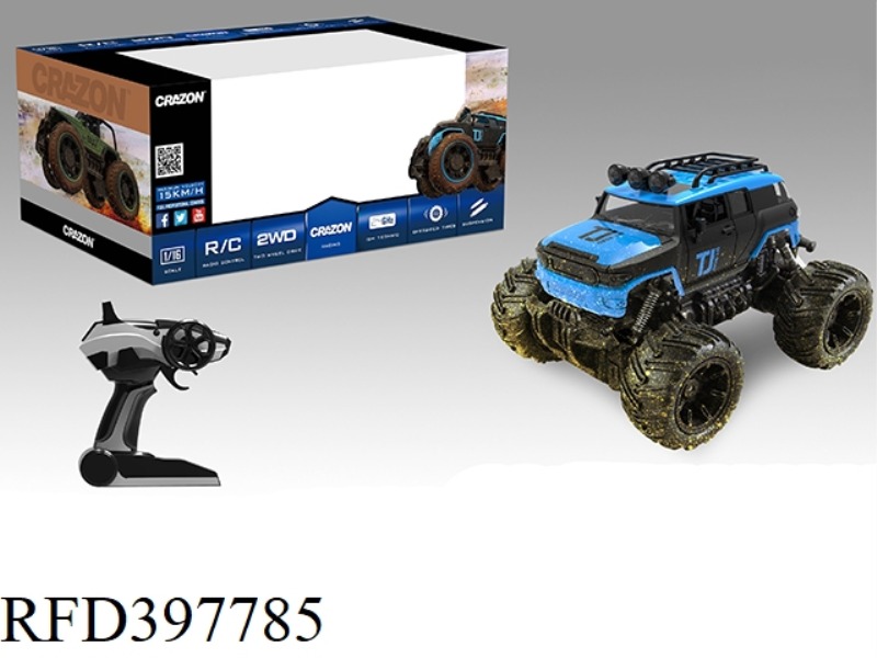 1:16 2.4G FOUR-CHANNEL OFF-ROAD REMOTE CONTROL CAR