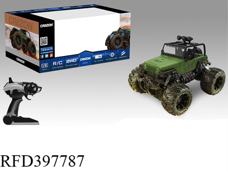 1:16 2.4G FOUR-CHANNEL OFF-ROAD REMOTE CONTROL CAR