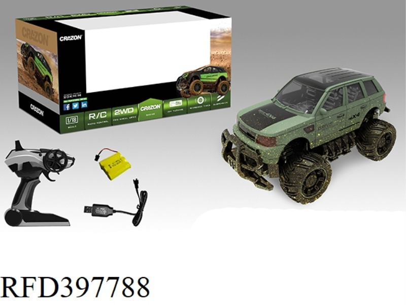 1:18 2.4G FOUR-CHANNEL OFF-ROAD REMOTE CONTROL CAR