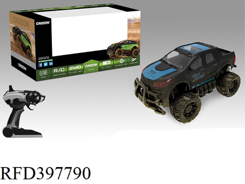 1:18 2.4G FOUR-CHANNEL OFF-ROAD REMOTE CONTROL CAR