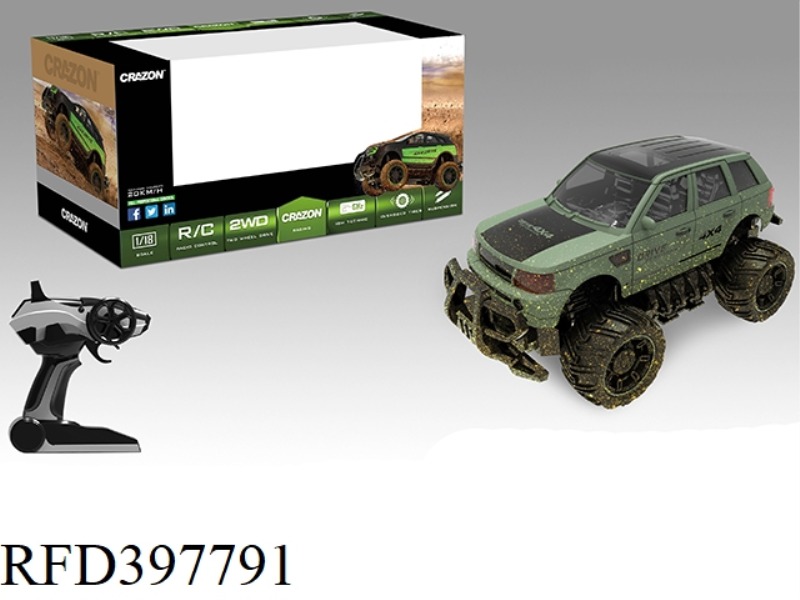 1:18 2.4G FOUR-CHANNEL OFF-ROAD REMOTE CONTROL CAR