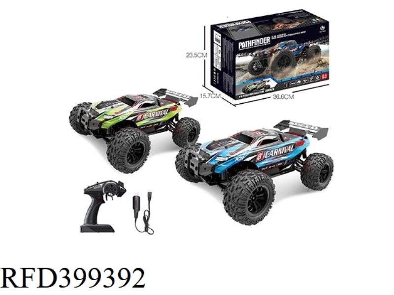 1:18 2.4G BRUSHLESS FOUR-WHEEL DRIVE HIGH-SPEED REMOTE CONTROL FIELD COMPETITIVE OFF-ROAD RACING