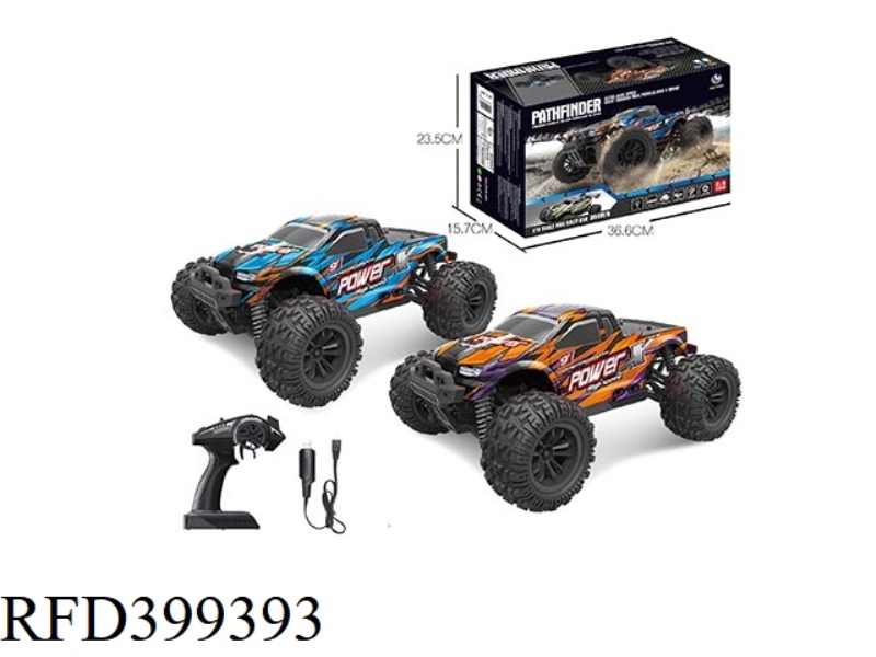 1:18 2.4G BRUSHLESS FOUR-WHEEL DRIVE HIGH-SPEED REMOTE CONTROL FIELD COMPETITIVE OFF-ROAD RACING