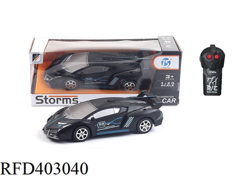 TWO-CHANNEL REMOTE CONTROL CAR