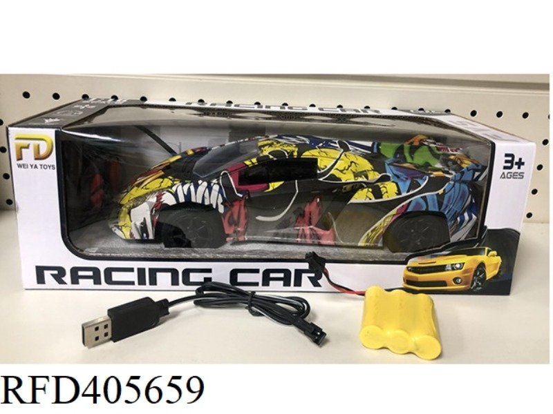 1:16 POISON GRAFFITI FOUR-WAY REMOTE CONTROL CAR (INCLUDE)