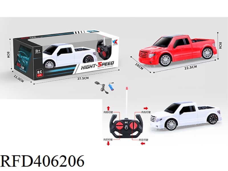 1:18 FOUR-WAY PICKUP TRUCK SIMULATION REMOTE CONTROL CAR (INCLUDE)