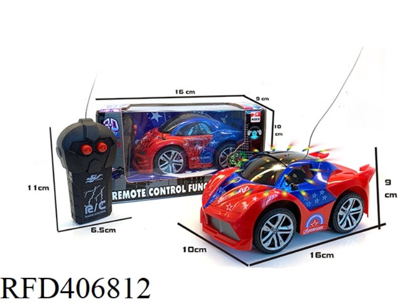 3D LIGHT TWO-CHANNEL REMOTE CONTROL CAR
