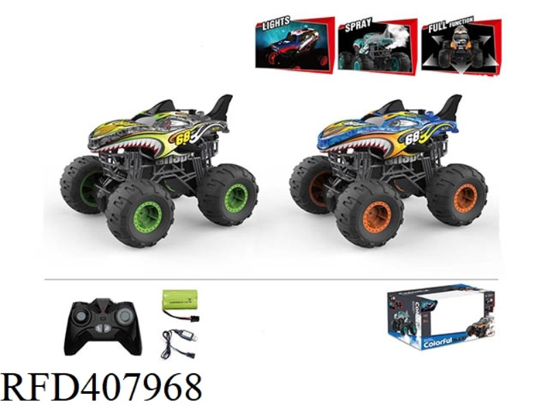 1:16 BIGFOOT OFF-ROAD VEHICLE (SPRAY LIGHT MUSIC) 2.4G